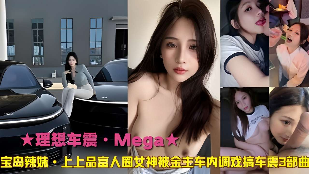 Mega宝岛辣妹 富人圈女神车内调教 3部曲狂干内射 —
